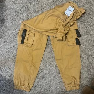 Tan Cargos with extra detail